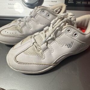 Kids White varsity brand Cheer  Athletic Shoes